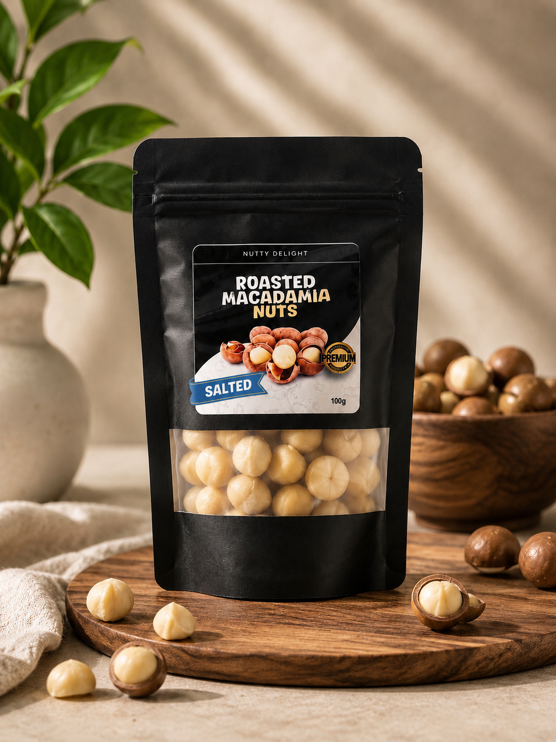 Roasted Macadamia Nuts, Salted
